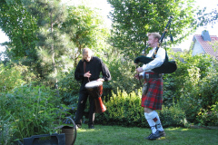 Bambusfest:
Konzert im Garten, Dudelsack und Trommeln mit Ronny Heide u.a.