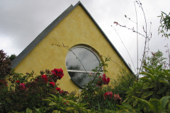 Begrüntes Dach der Galerie