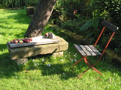 Sitzplatz im Garten