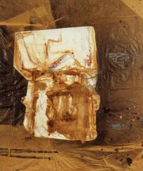 Doppelportrait, 1982, Collage auf braunem Packpapier, 85x69, Katalog Seite 22