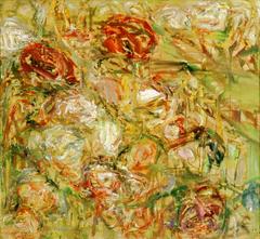 Blumenbild, 1986, Öl auf Leinwand