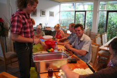 Vorbereitungen zum Bambusfest