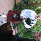 Bambusfest:
Konzert im Garten, Dudelsack und Trommeln mit Ronny Heide u.a.